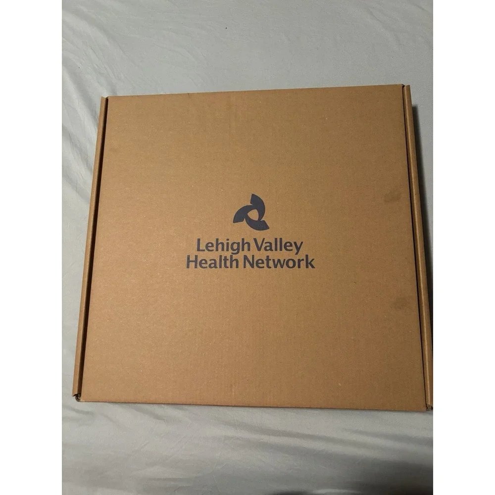Lehigh Valley Health Network Bamboo Round Cheese Board Tray Set 14in